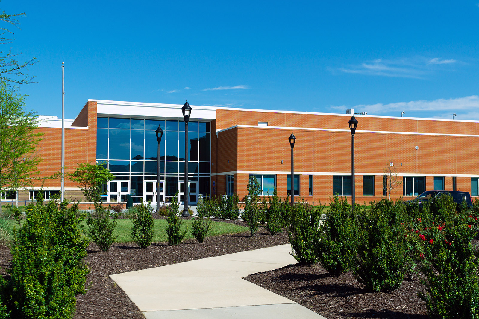 large brick building shown from outside